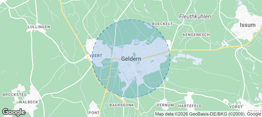 Geldern Airbnb map